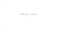 Desktop Screenshot of porterandjones.com